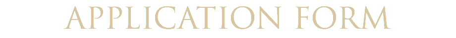 APPLICATION FORM